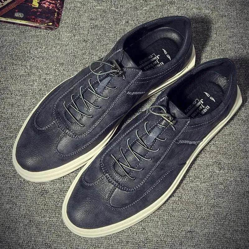 The new summer men's shoes shoes shoes all-match men casual white shoes shoes men's athletic shoes Le Fu - EX-STOCK Canada