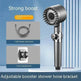 The Third Gear Adjustable Strong Supercharged Shower Head Household Bath Shower Hose Shower Head - EX-STOCK Canada