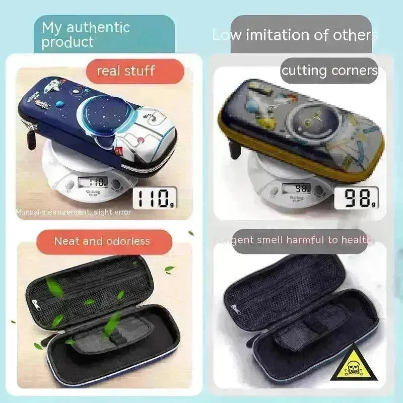 Three-dimensional Pencil Case Primary School Kindergarten Cartoon Large Capacity Pencil Case Pencil Box - EX-STOCK CANADA