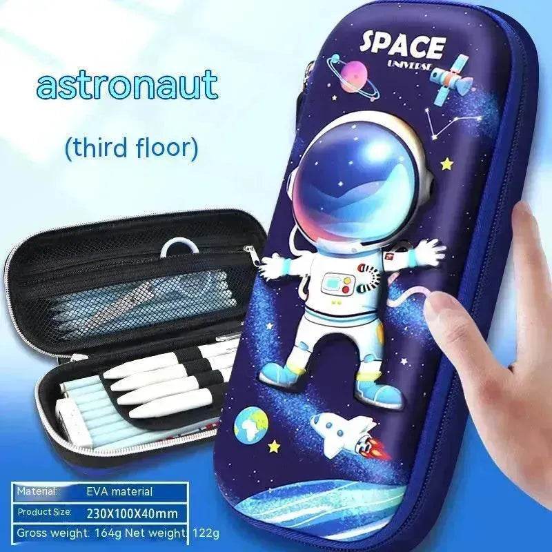 Three-dimensional Pencil Case Primary School Kindergarten Cartoon Large Capacity Pencil Case Pencil Box - EX-STOCK Canada