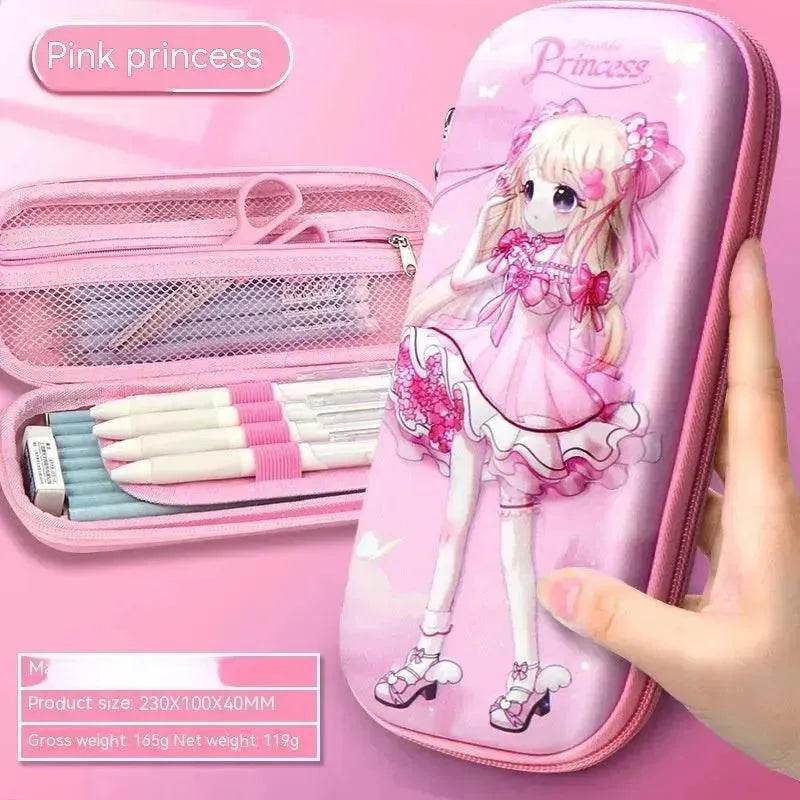 Three-dimensional Pencil Case Primary School Kindergarten Cartoon Large Capacity Pencil Case Pencil Box - EX-STOCK Canada