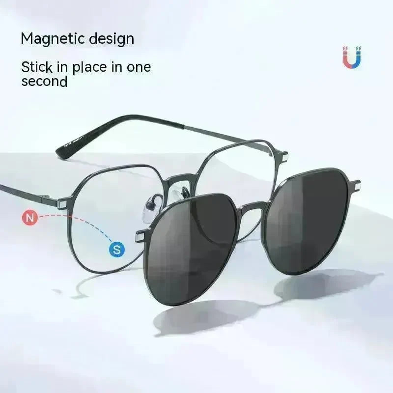 Three-in-one Polarized Sunglasses Magnetic Suction - EX-STOCK CANADA