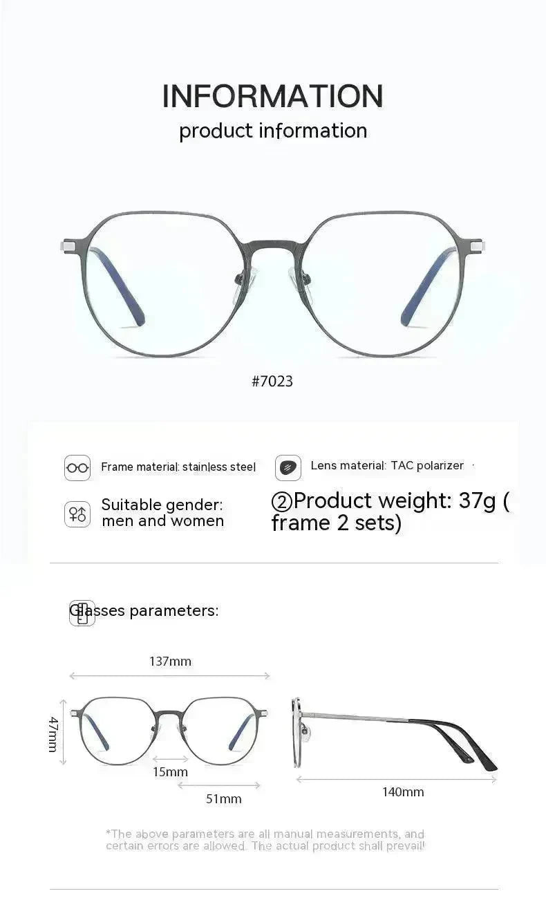 Three-in-one Polarized Sunglasses Magnetic Suction - EX-STOCK CANADA