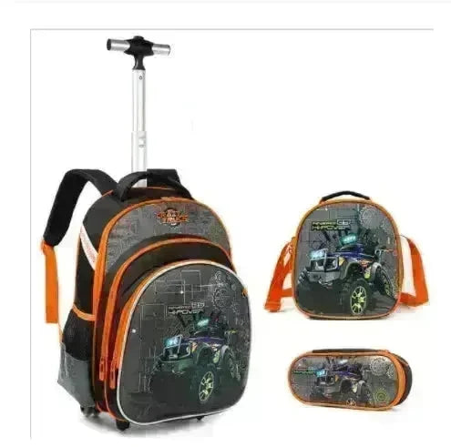 Three-piece Trolley Bag For Primary School Students - EX-STOCK CANADA