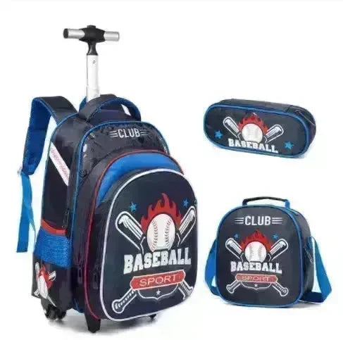 Three-piece Trolley Bag For Primary School Students - EX-STOCK CANADA