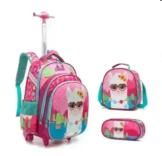 Three-piece Trolley Bag For Primary School Students - EX-STOCK CANADA