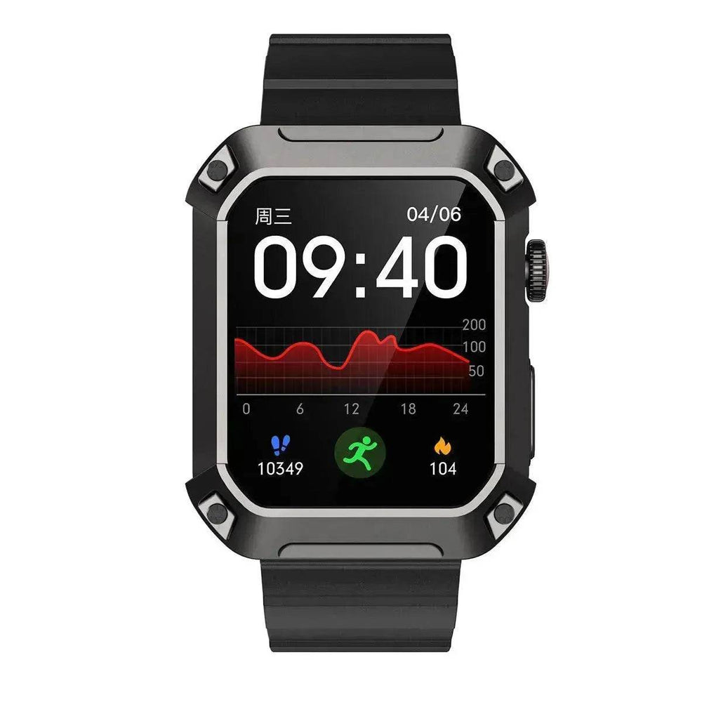 Three-proof Heart Rate And Blood Pressure Sport Mode Smart Watch - EX-STOCK Canada