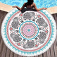 Tie-dye Colorful Digital Printing Microfiber Round Beach Towel - EX-STOCK Canada