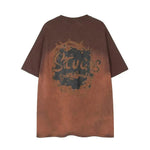 Tie-dye Gradient Short-sleeved T-shirt Idle Style - EX-STOCK Canada