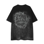 Tie-dye Gradient Short-sleeved T-shirt Idle Style - EX-STOCK Canada