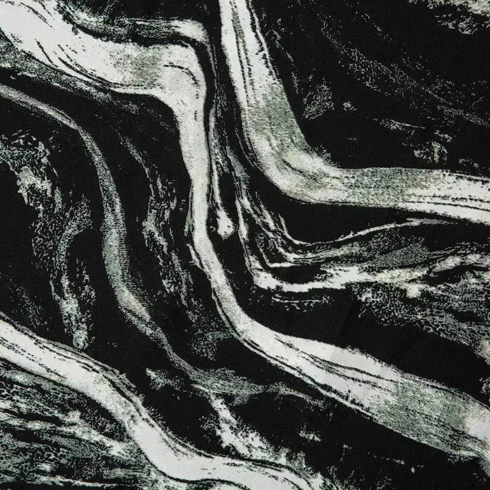 Tie-dyed Contrast Color Design Short-sleeved Shirt - EX-STOCK Canada