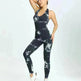 Tie-dyed Yoga Clothes Women's Peach Hip Raise Jumpsuit - EX-STOCK CANADA