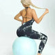Tie-dyed Yoga Clothes Women's Peach Hip Raise Jumpsuit - EX-STOCK CANADA
