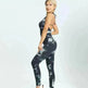 Tie-dyed Yoga Clothes Women's Peach Hip Raise Jumpsuit - EX-STOCK CANADA