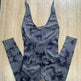 Tie-dyed Yoga Clothes Women's Peach Hip Raise Jumpsuit - EX-STOCK CANADA