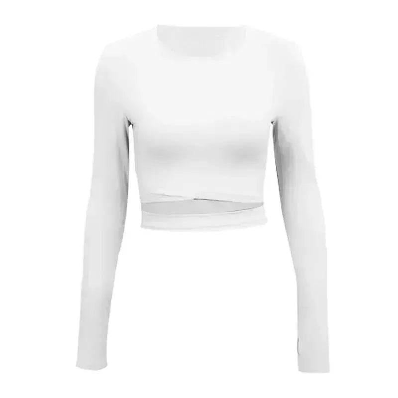 Tight-fitting Navel-bearing Sports Running Gym Yoga Wear - EX-STOCK Canada