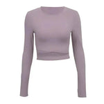 Tight-fitting Navel-bearing Sports Running Gym Yoga Wear - EX-STOCK Canada