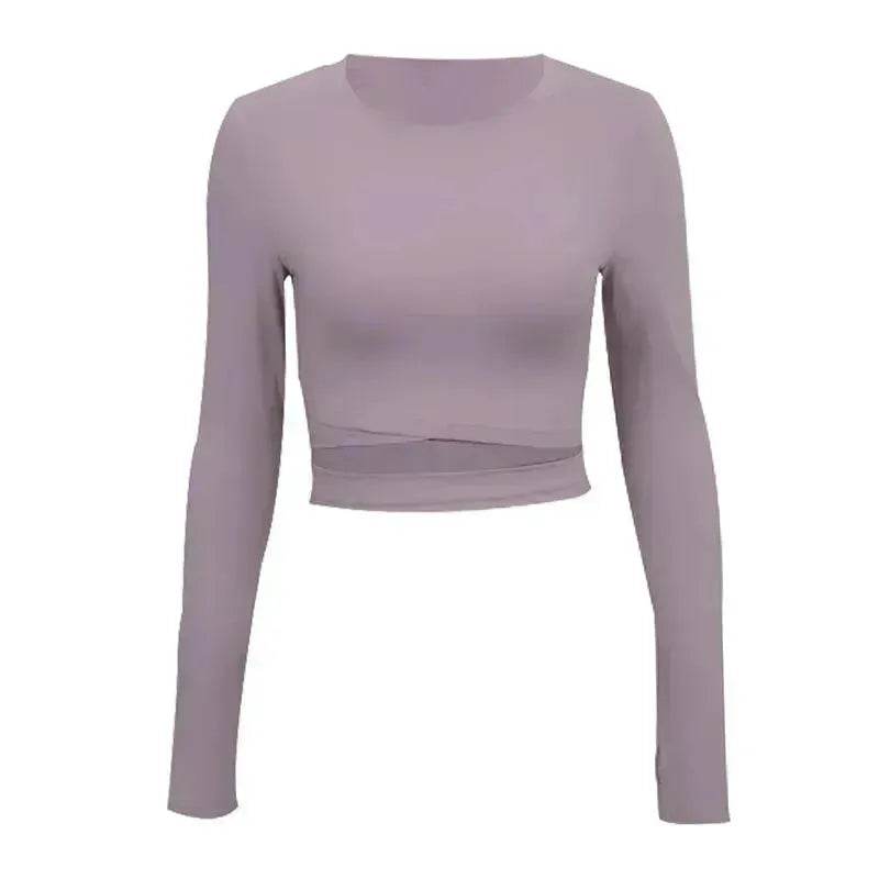 Tight-fitting Navel-bearing Sports Running Gym Yoga Wear - EX-STOCK Canada