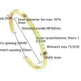 Titanium Steel Open-end Engraved Fashion Bracelet for Women - EX-STOCK CANADA