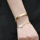 Titanium Steel Plated 18K Gold Star Bracelet for Women Gold Bracelet - EX-STOCK CANADA