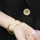 Titanium Steel Plated 18K Gold Star Bracelet for Women Gold Bracelet - EX-STOCK CANADA