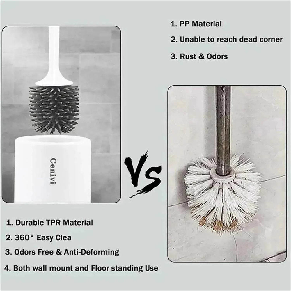 Toilet Spray Cleaner Home Fashion Simple Toilet Cleaning Brush Set - EX-STOCK Canada