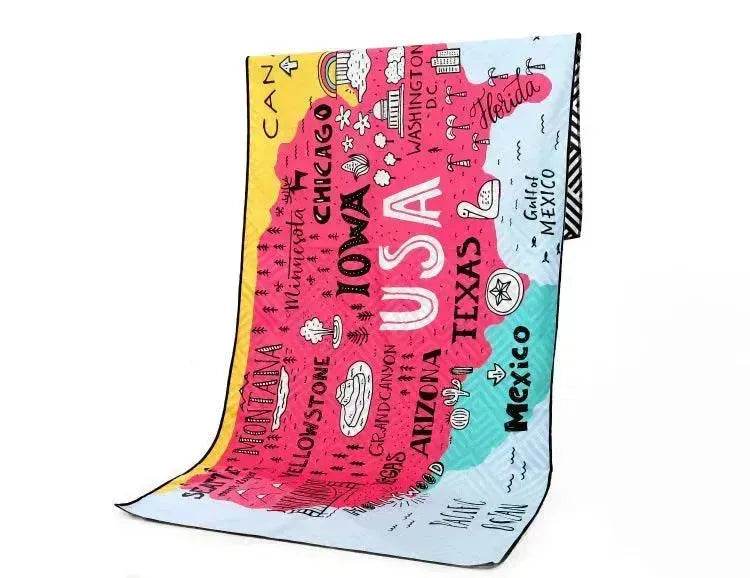 Travel Outdoor Sports Towel Beach Towel - EX-STOCK Canada
