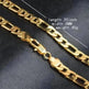 Trend Necklace Silver Painted 18k gold 8MM - EX-STOCK CANADA