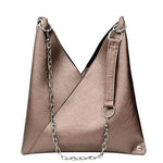 Trendy Casual Pleated Chain Zipper Women Handbag - EX-STOCK Canada