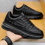 Trendy Leather Men's Shoes Fashion Casual Sneakers - EX-STOCK CANADA