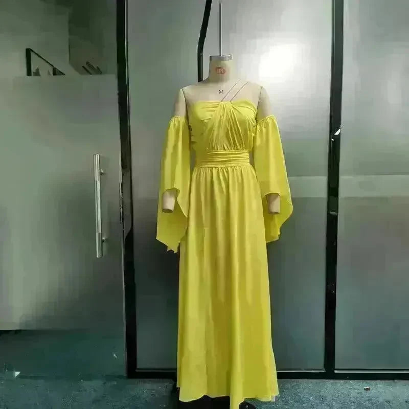Tube Top Oversleeve Long Dress Women - EX-STOCK CANADA