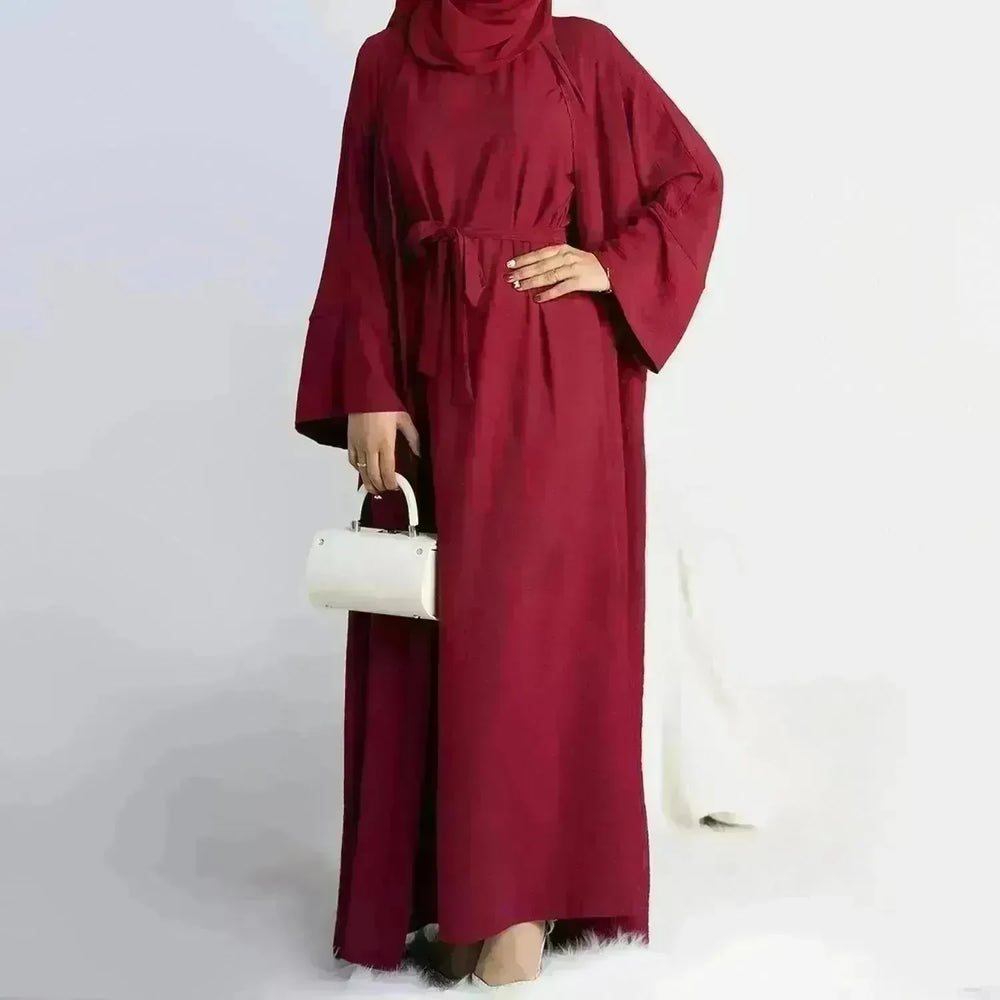 Turkey Dubai Solid Color Two-piece Suit - EX-STOCK CANADA