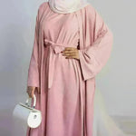 Turkey Dubai Solid Color Two-piece Suit - EX-STOCK CANADA