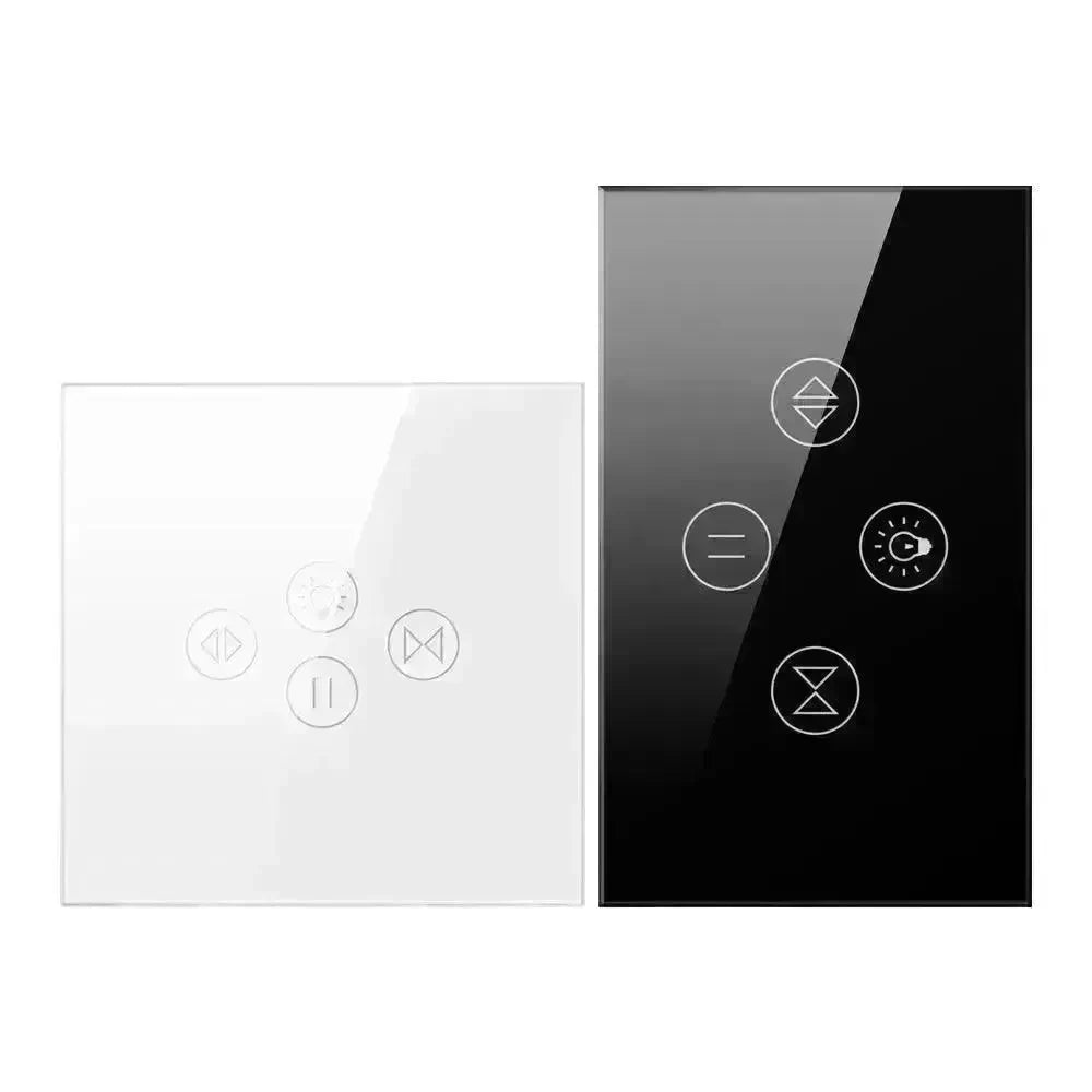 Tuya Smart WiFi Roller Shutter Curtain Light Wall Switch Voice Control Work With Alexa - EX-STOCK CANADA