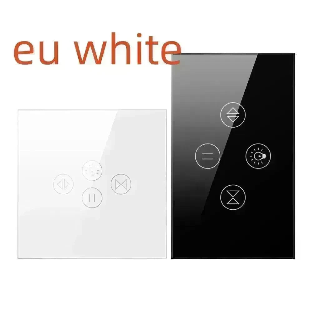 Tuya Smart WiFi Roller Shutter Curtain Light Wall Switch Voice Control Work With Alexa - EX-STOCK CANADA