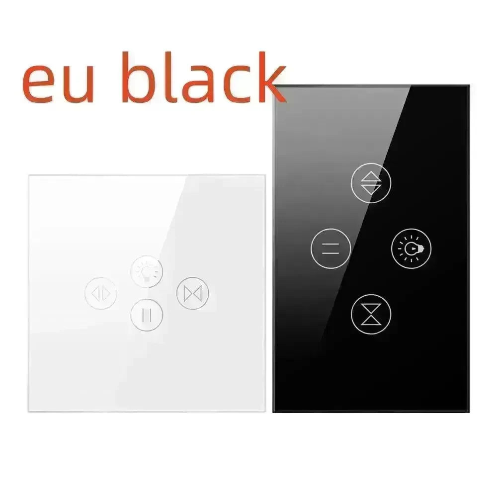 Tuya Smart WiFi Roller Shutter Curtain Light Wall Switch Voice Control Work With Alexa - EX-STOCK CANADA