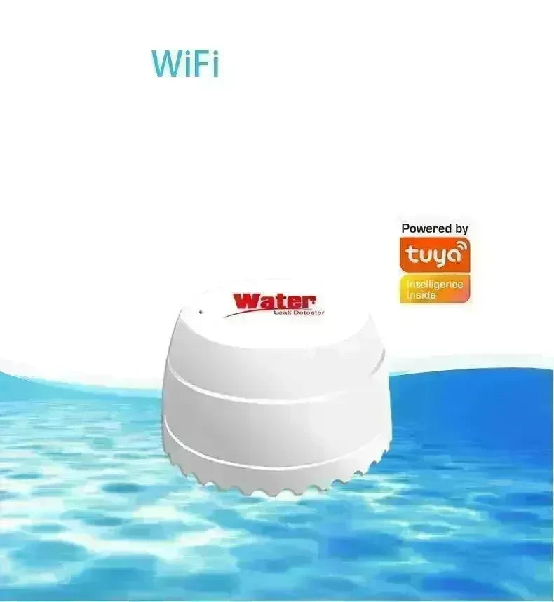 Tuya WiFi Smart Leakage Sensor Alarm Home Overflow Flood Detector With Buzzer - EX-STOCK CANADA