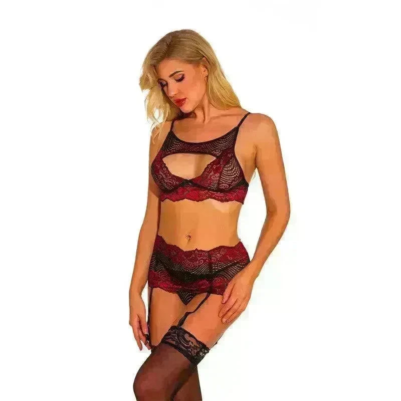 Two-tone lace lingerie - EX-STOCK CANADA