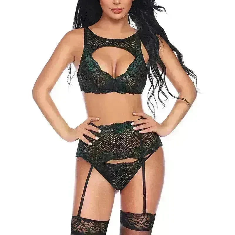 Two-tone lace lingerie - EX-STOCK CANADA