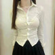 Uniform Slim Top Waist Elastic Women - EX-STOCK CANADA