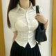 Uniform Slim Top Waist Elastic Women - EX-STOCK CANADA