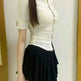 Uniform Slim Top Waist Elastic Women - EX-STOCK CANADA