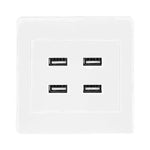 USB charging wall socket panel - EX-STOCK CANADA