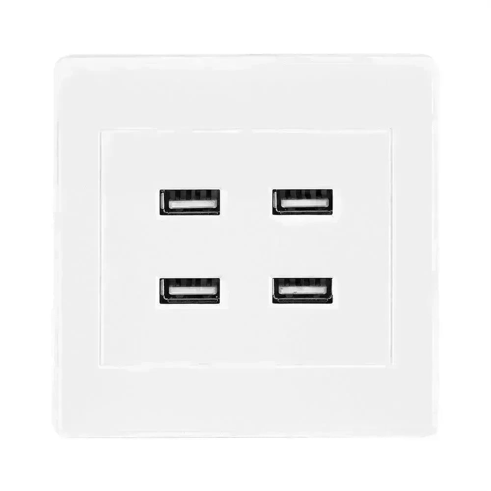 USB charging wall socket panel - EX-STOCK CANADA