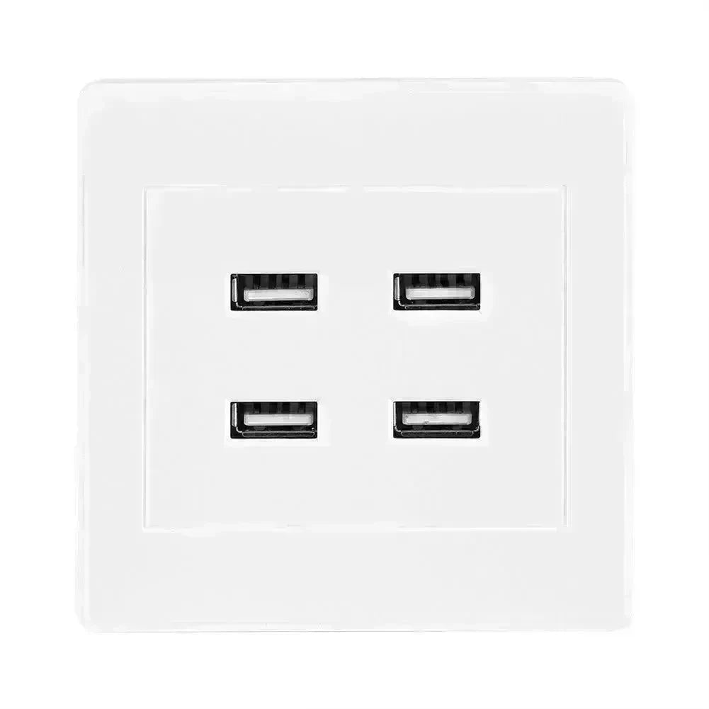 USB charging wall socket panel - EX-STOCK CANADA