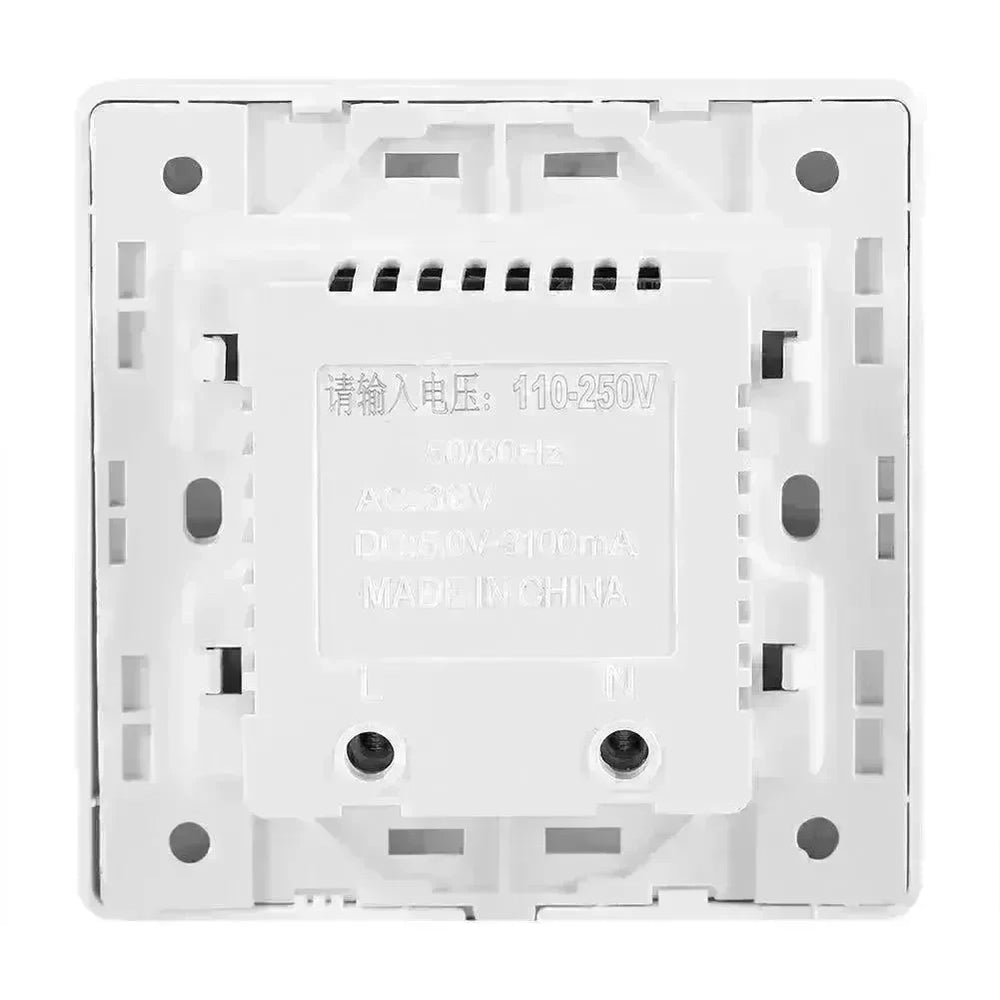 USB charging wall socket panel - EX-STOCK CANADA