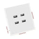 USB charging wall socket panel - EX-STOCK CANADA
