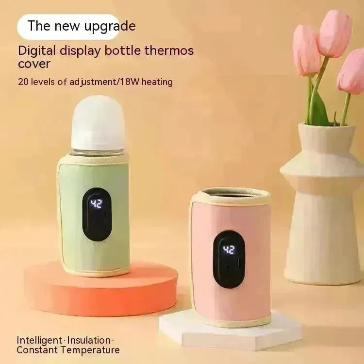 USB Intelligent Temperature Control Portable Milk Bottle Insulation Cover - EX-STOCK CANADA