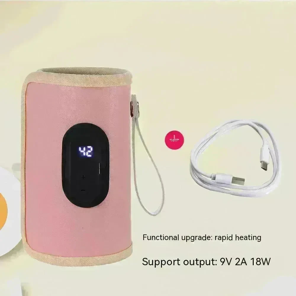 USB Intelligent Temperature Control Portable Milk Bottle Insulation Cover - EX-STOCK CANADA