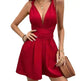 V-neck Sexy Lace-up Waist Backless Elegant Sweet Women's Jumpsuit - EX-STOCK CANADA